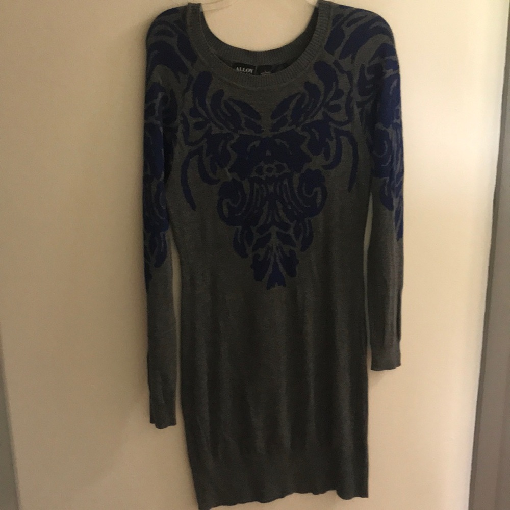 Long sleeve sweater dress